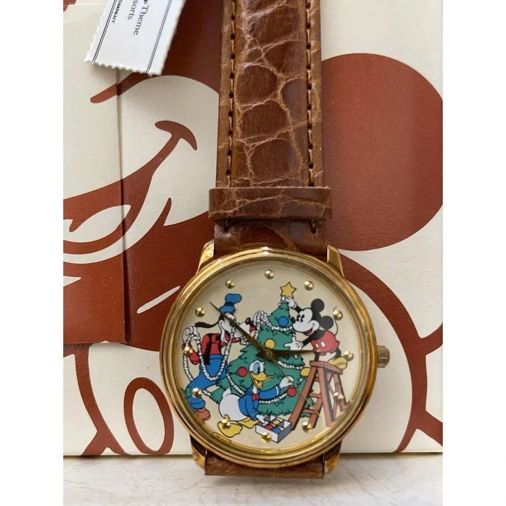 Vintage Disney Parks Exclusive 1994 A‎ Mickey Mouse Christmas Watch 0628/2000